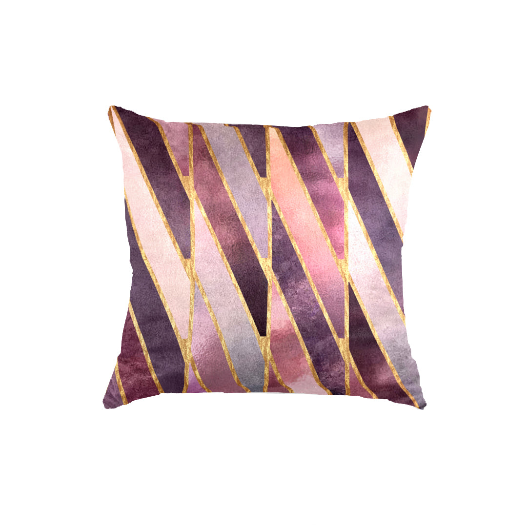 SuperSoft Stained Glass Abstract Throw Cushion