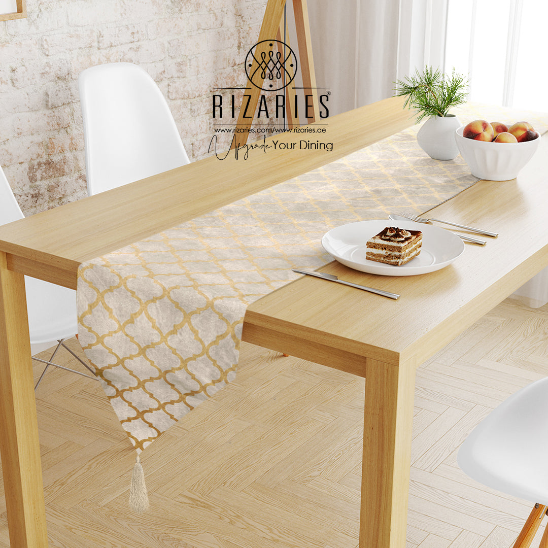 Copper Quatrefoil Table Runner (CLEARANCE SALE)