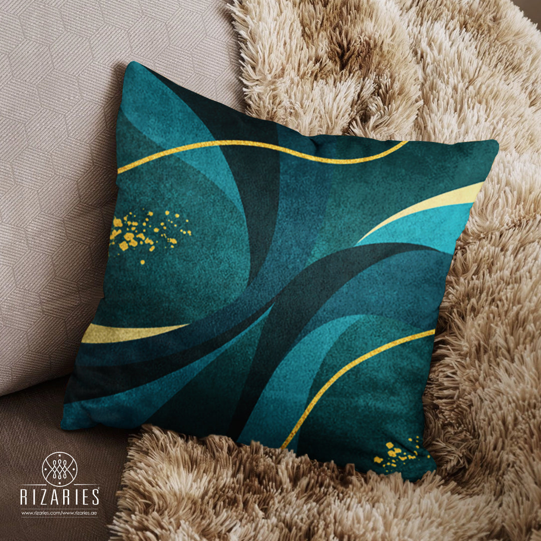 SuperSoft Sea Green Abstract Waves