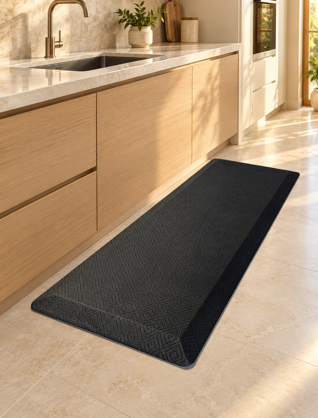 Classic Rough Texture Kitchen Mat