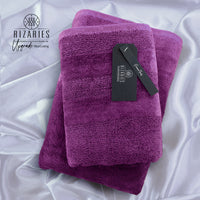 Thumbnail for Velour Two Pieces Towel Set (Hand & Bath Towel Set)