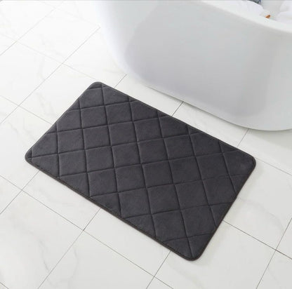 SuperSoft Memory Diamond Door/Bath Mat