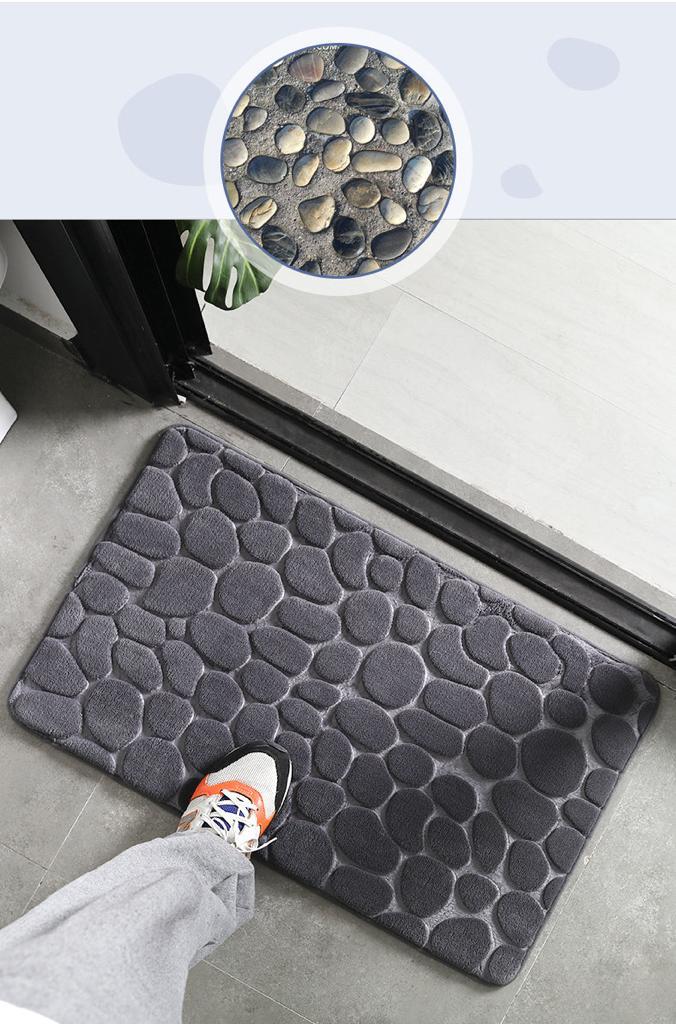 SuperSoft Memory Pebble Door/Bath Mat