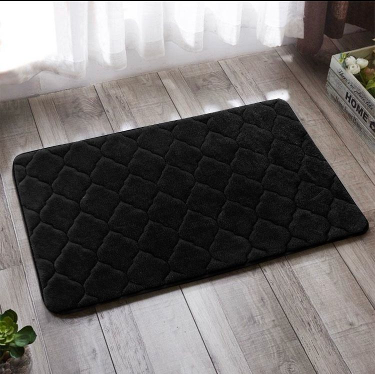 SuperSoft Memory Quatrefoil Door/Bath Mat