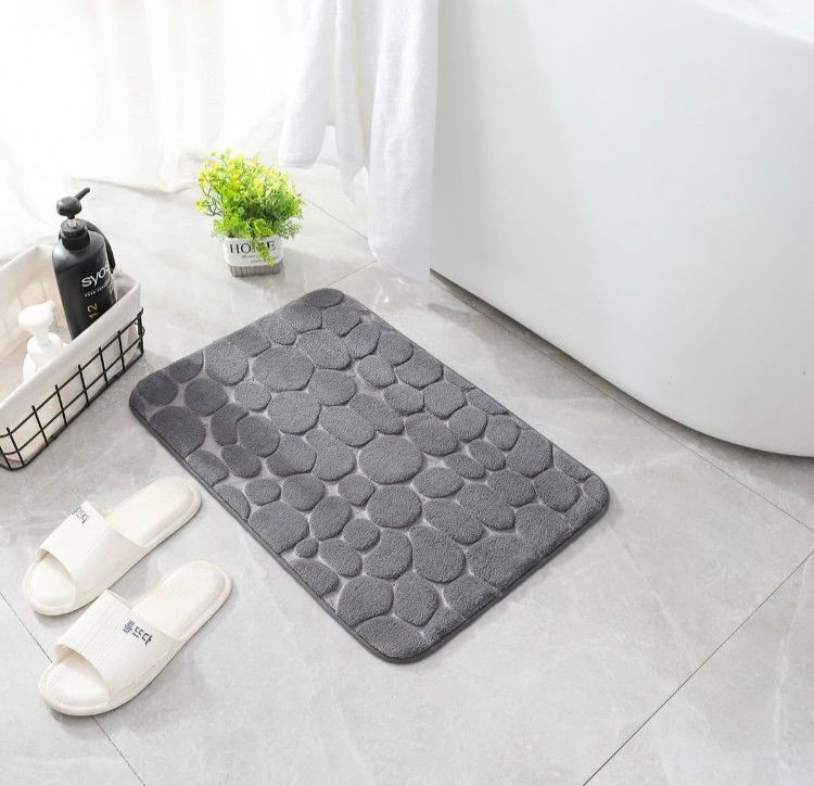 SuperSoft Memory Pebble Door/Bath Mat