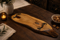 Shesham Oval Wooden Platter/Tray with Handles