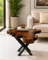 100% Real Wood Center Coffee Table