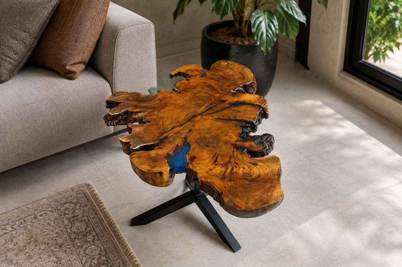 100% Real Wood Center Coffee Table