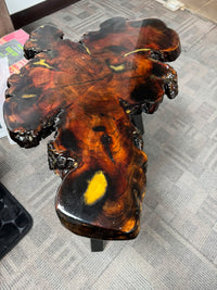 100% Real Abstract Wood Center Coffee Table