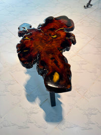 100% Real Abstract Wood Center Coffee Table