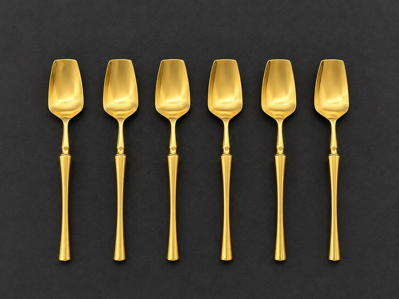 Gold Spoons Set (6 Pcs)