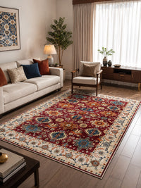 Supersoft Traditional Persian Design Centerpiece (Rug)