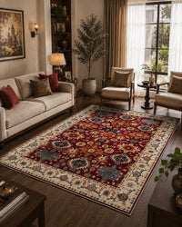 Supersoft Traditional Persian Design Centerpiece (Rug)