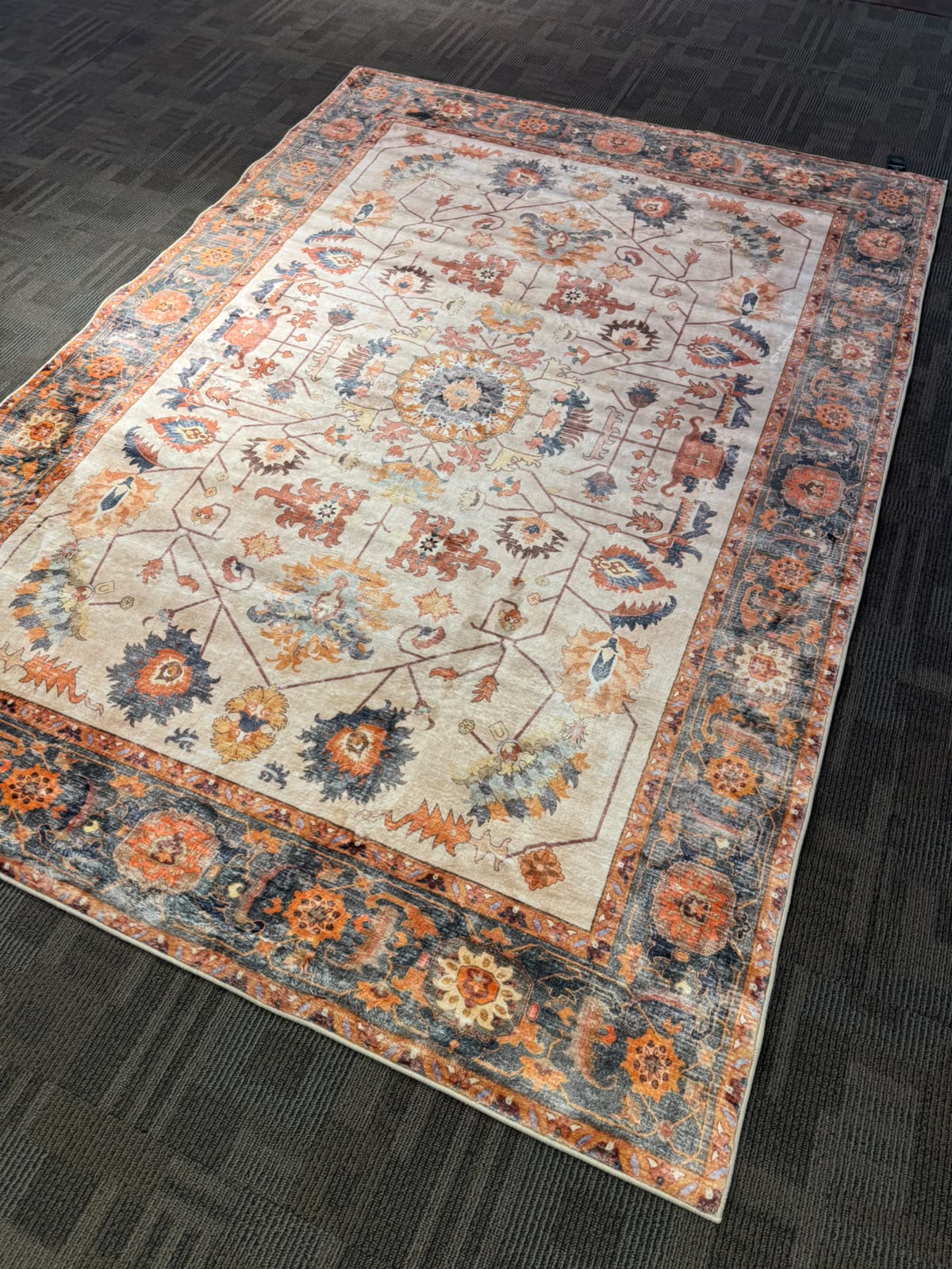 Supersoft Classic Persian Style Centerpiece (Rug)