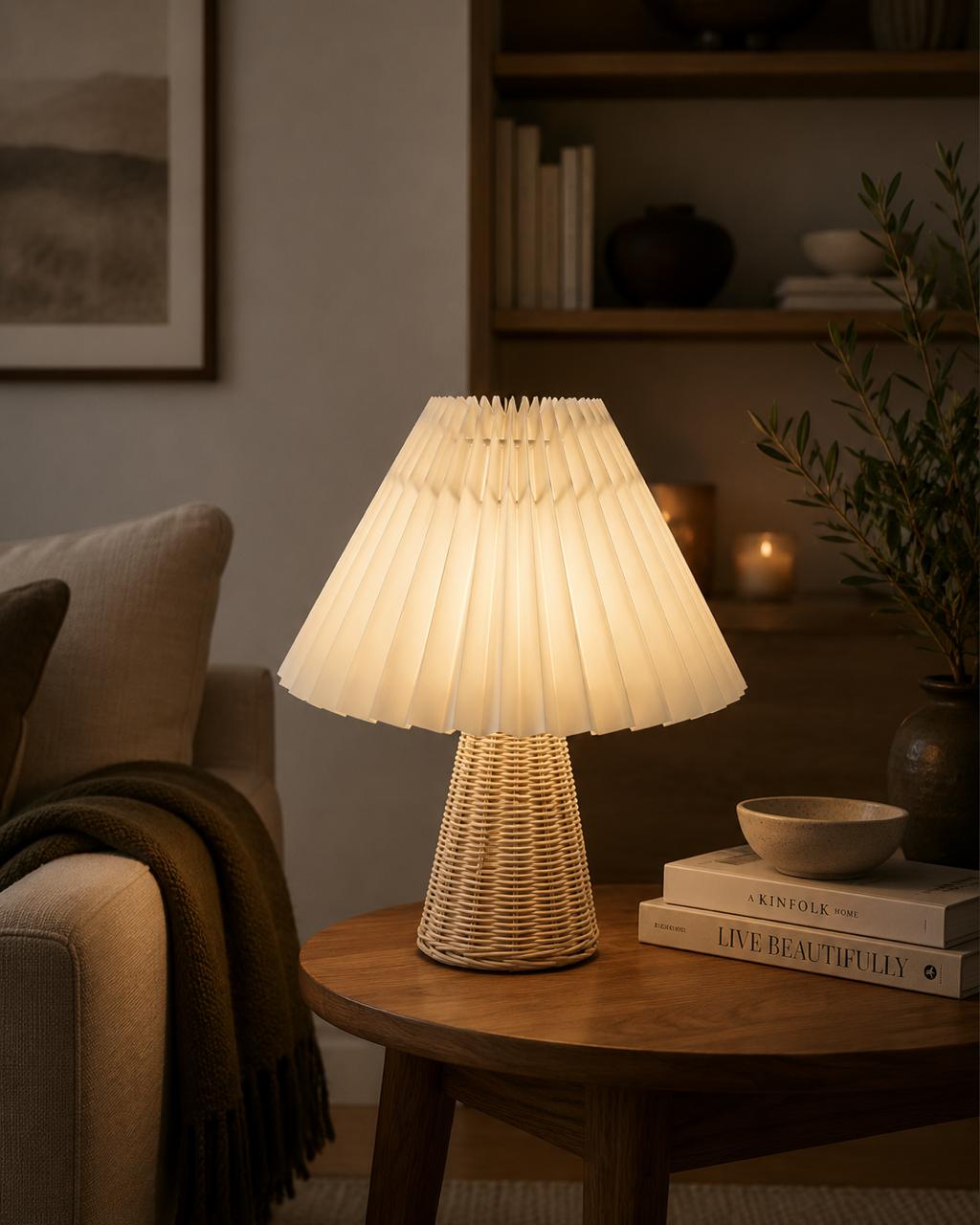 Woven Glow Table Lamp