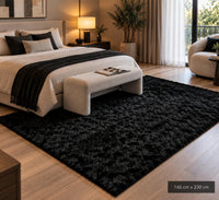 SuperSoft Brick Pattern Fur Centerpiece (Rug)