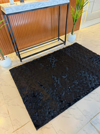 SuperSoft Brick Pattern Fur Centerpiece (Rug)
