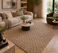 SuperSoft Brick Pattern Fur Centerpiece (Rug)