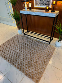 SuperSoft Brick Pattern Fur Centerpiece (Rug)