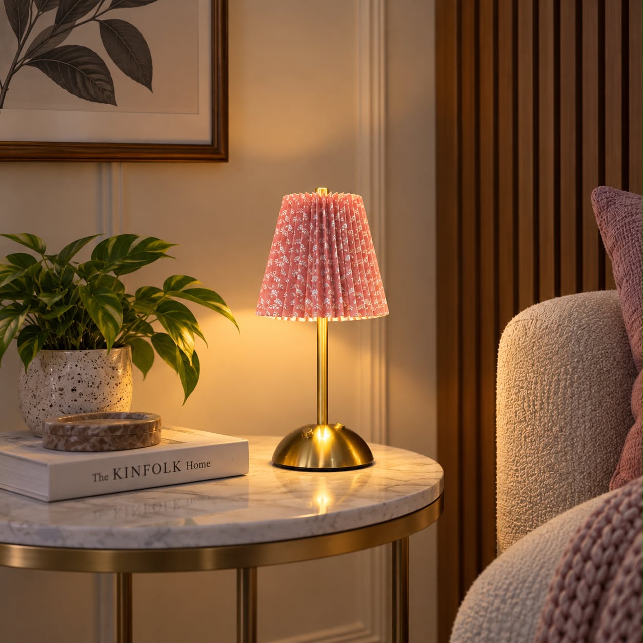 Pink Glow Desk Lamp