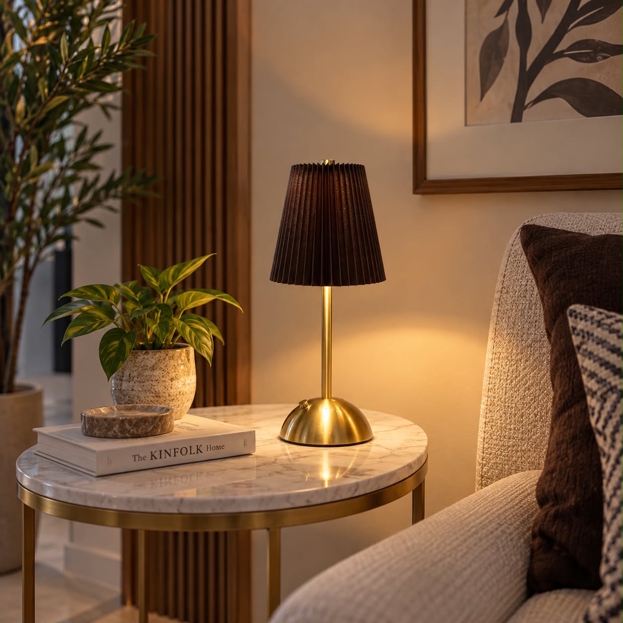 Brown Glow Desk Lamp