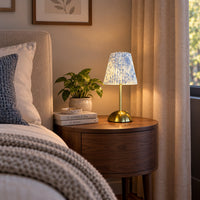 Blue White Glow Desk Lamp