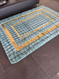 Thumbnail for SuperSoft Box Style Fur with Gold Centerpiece (Rug)