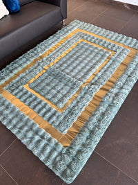 Thumbnail for SuperSoft Box Style Fur with Gold Centerpiece (Rug)