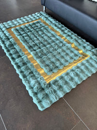 Thumbnail for SuperSoft Box Style Fur with Gold Centerpiece (Rug)