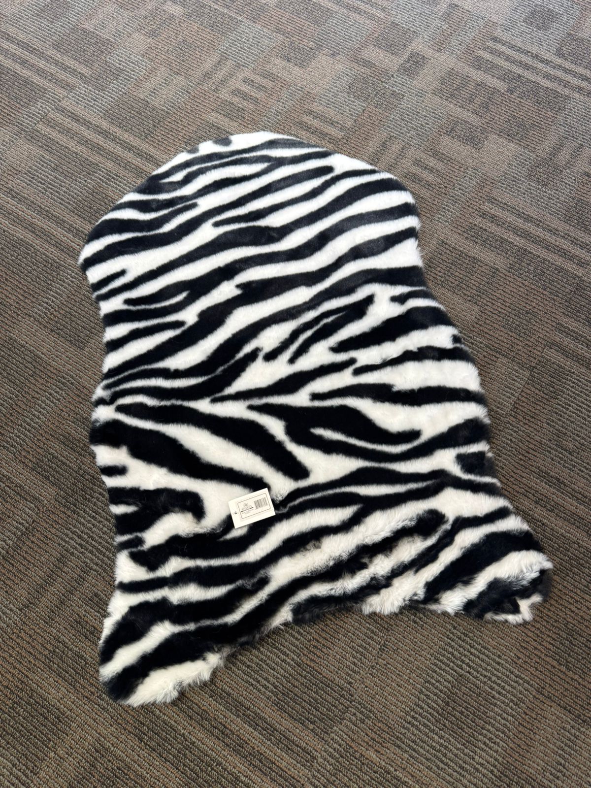 SuperSoft Zebra Skin Imitation Fur Skin/Rug