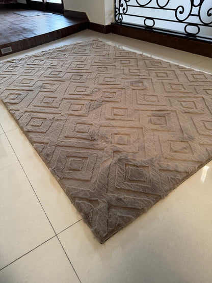 Luxe Geometric Soft Rug