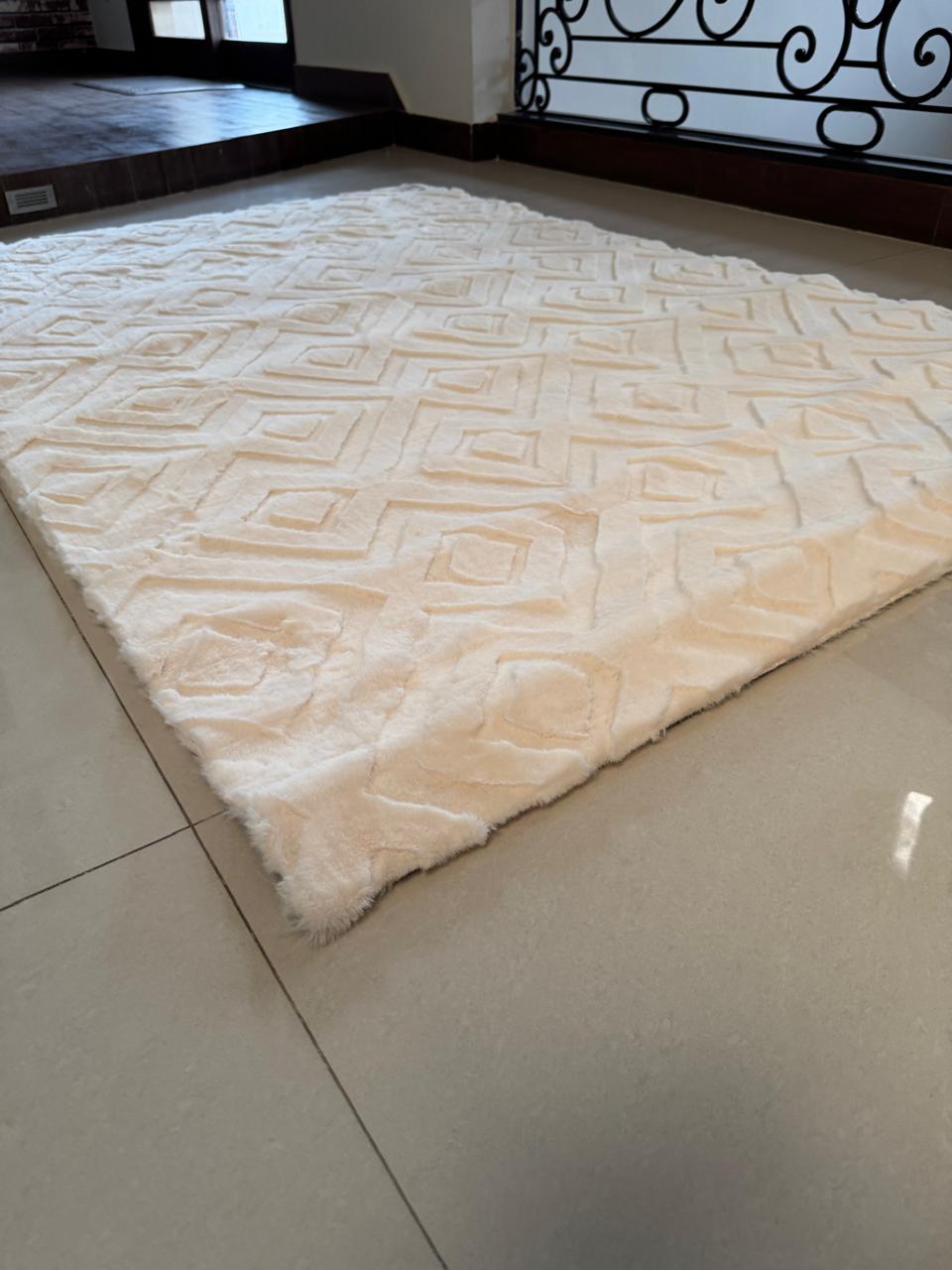 Luxe Geometric Soft Rug