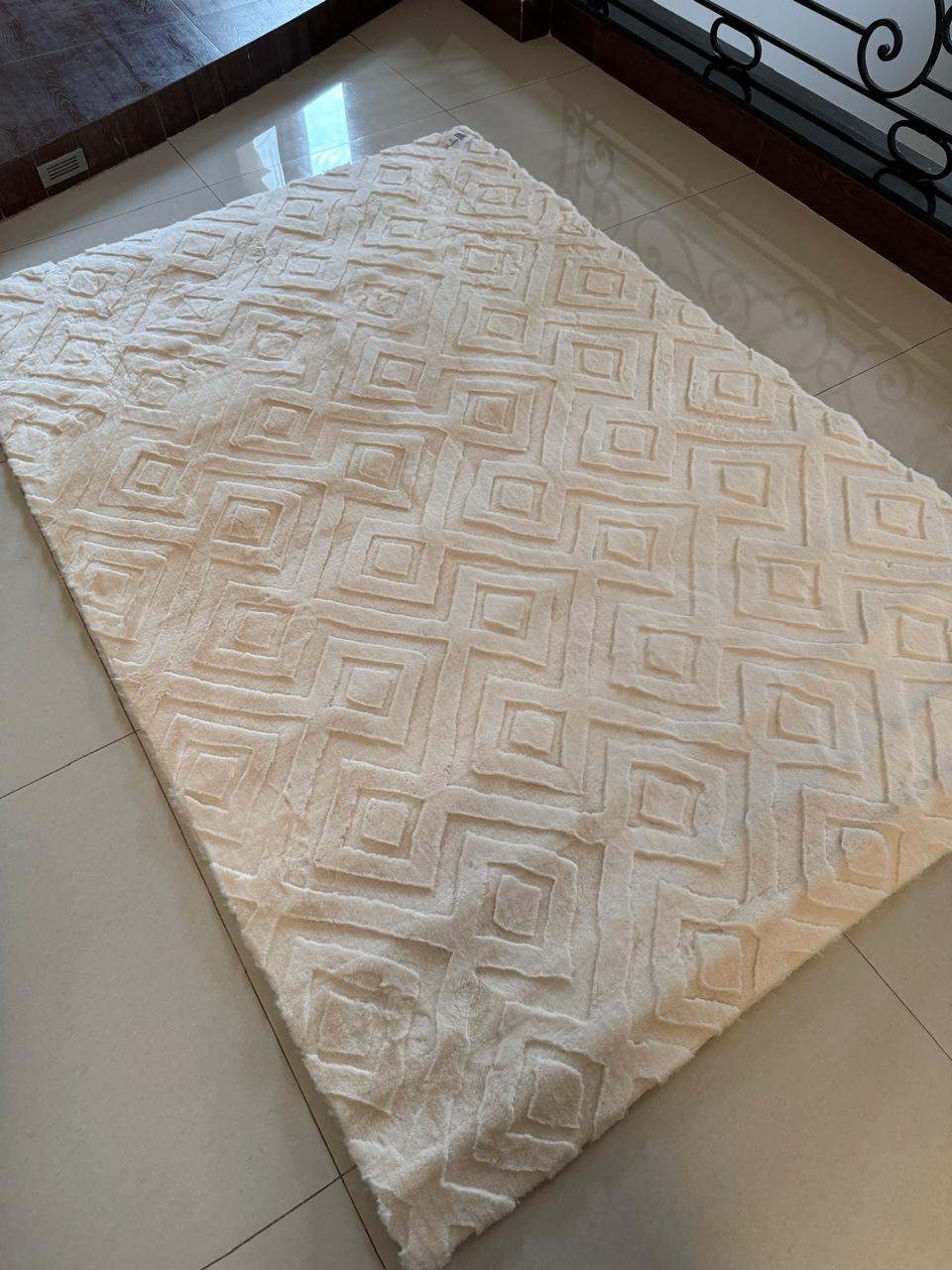 Luxe Geometric Soft Rug