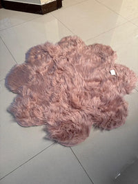Thumbnail for SuperSoft Imitation Faux Rabbit Fur Flower Mat