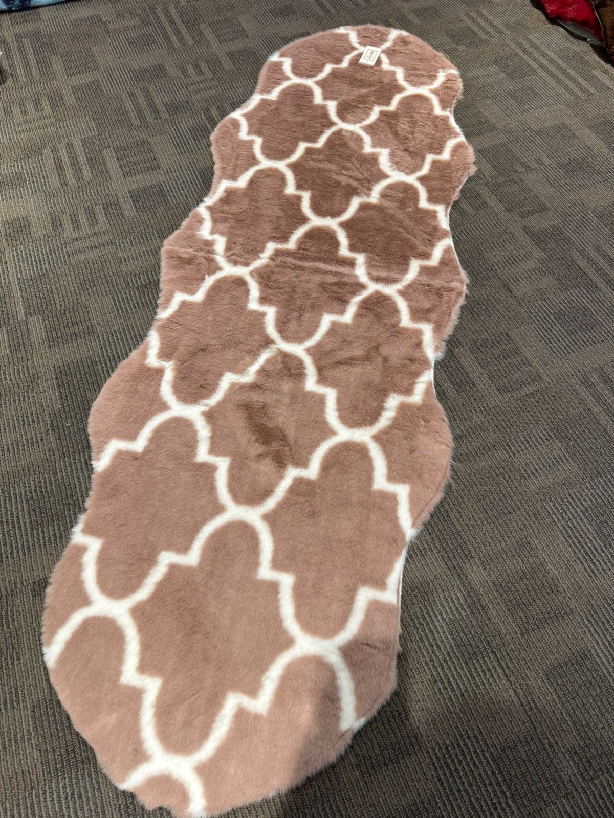 SuperSoft Moroccan Luxe Imitation Fur Runner Mat