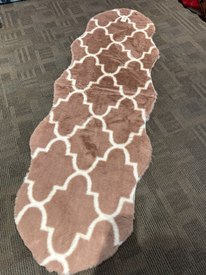 SuperSoft Moroccan Luxe Imitation Fur Runner Mat