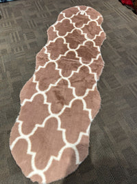 SuperSoft Moroccan Luxe Imitation Fur Runner Mat