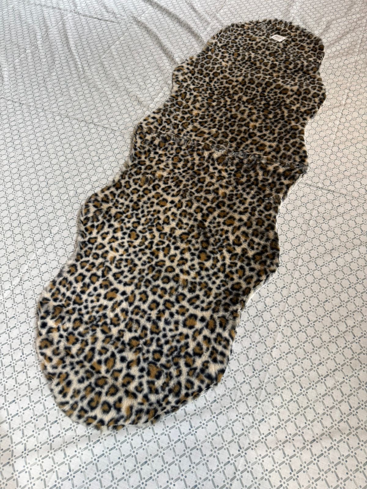 SuperSoft Wild Spots Imitation Fur Runner Mat