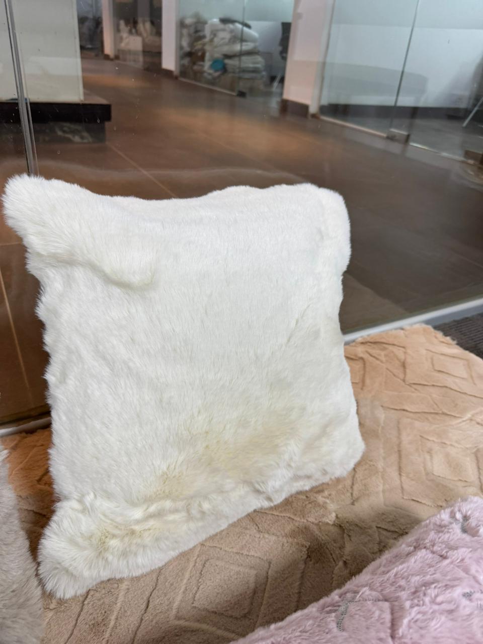 Supersoft Soft Fur Throw Pillow