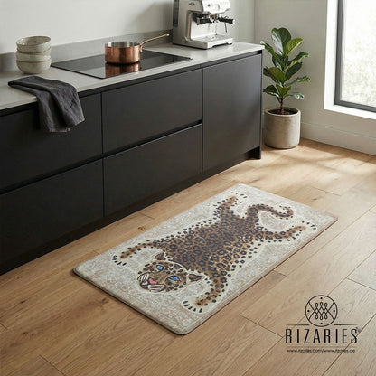 Leopard Art Kitchen Mat
