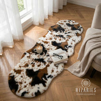 SuperSoft Cow Skin Imitation Fur Runner Mat