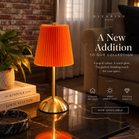 Orange Glow Desk Lamp