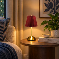 Red Glow Desk Lamp