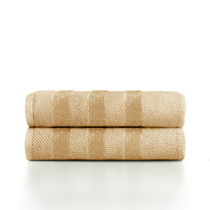 Velour Popcorn Towel Set of 2
