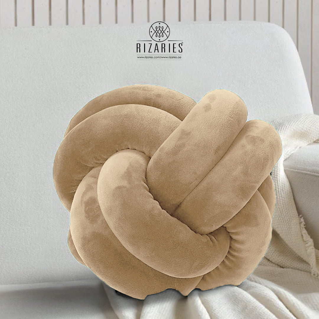 Soft Small Knotted Cushion 23 cm