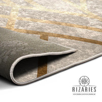 Copper Gold Art Deco Centerpiece (Rug)
