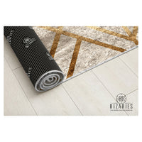 Copper Gold Art Deco Centerpiece (Rug)