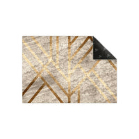 Copper Gold Art Deco Centerpiece (Rug)