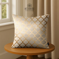 SuperSoft Beige Quatrefoil