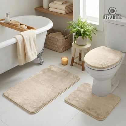 Ultra Soft Bathroom Commode Set (3 PCS)